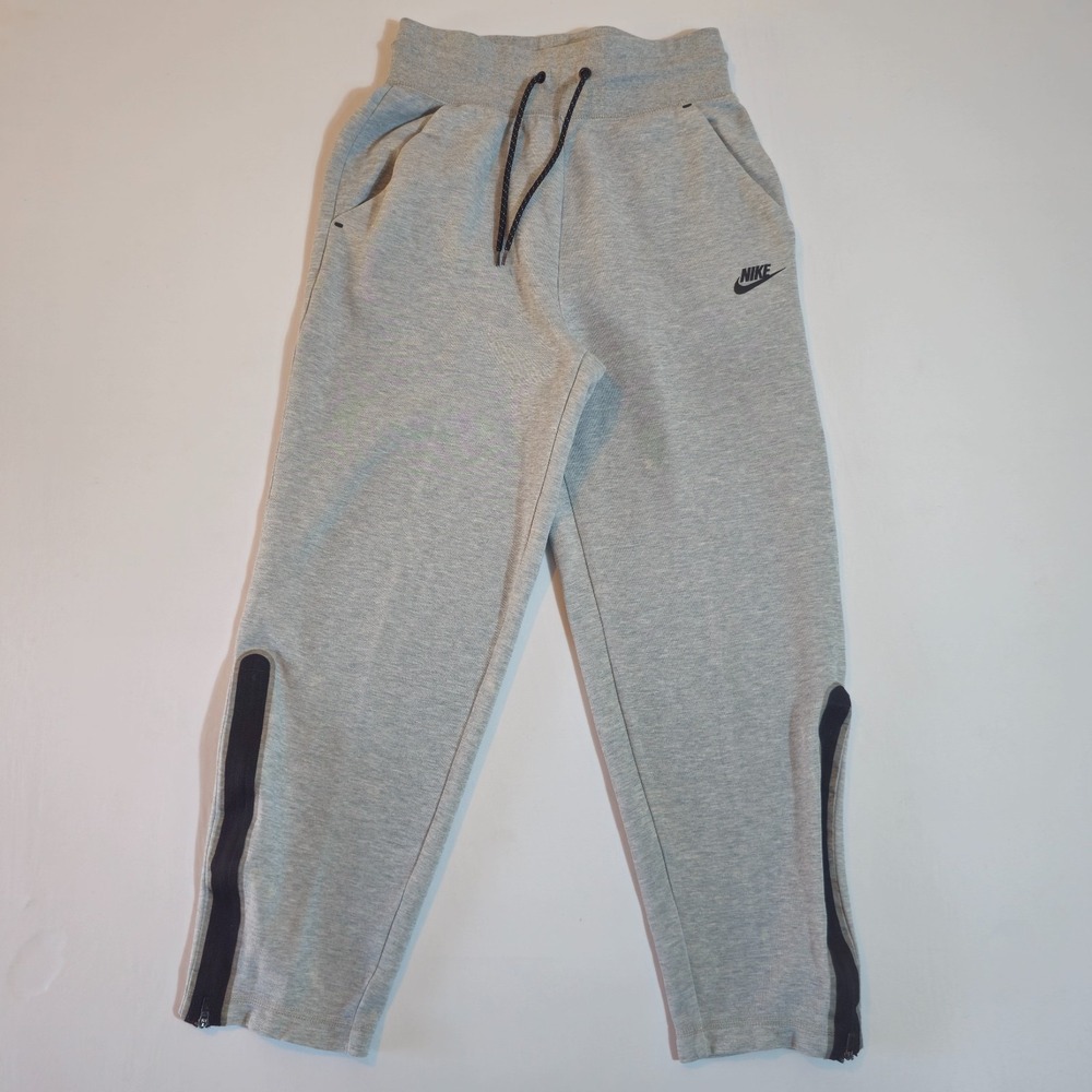 Nike Sweatpants Womens S Gray Ankle Zip High Waist Athleisure Gorpcore